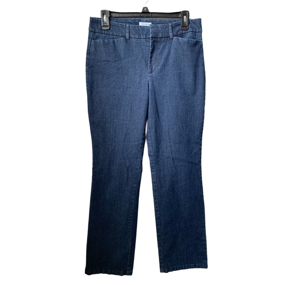 DOCKERS Women’s Medium Blue Wash Bootcut Jean Trousers